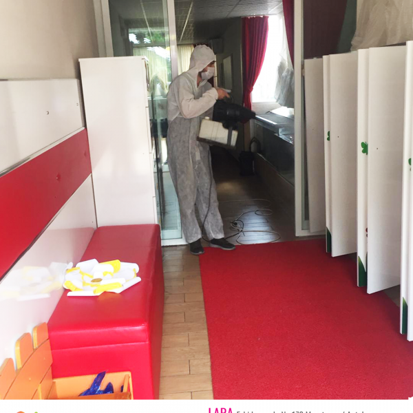 Covid19 Kapsamında okulumuzda yapılan dezenfektasyon çalışmaları