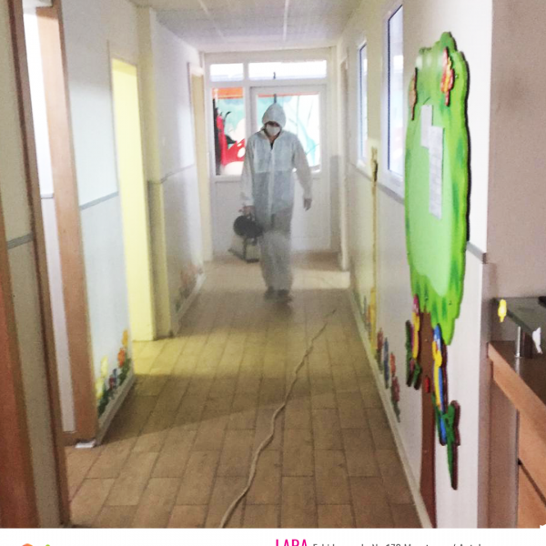 Covid19 Kapsamında okulumuzda yapılan dezenfektasyon çalışmaları